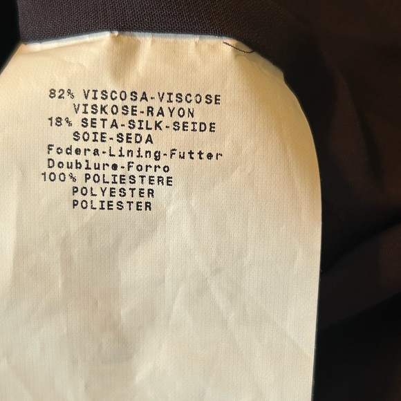 EMPORIO Armani Rosette Appliqué Velvet Dress - Picture 9 of 9